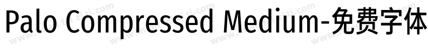 Palo Compressed Medium字体转换